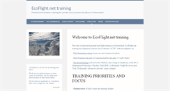 Desktop Screenshot of ecoflight.net