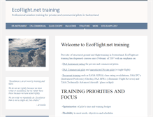 Tablet Screenshot of ecoflight.net